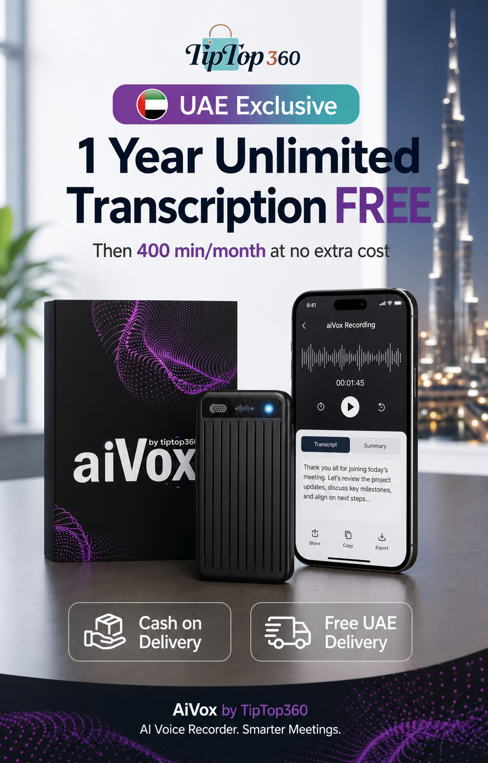 AI Voice Recorder UAE: 5 Questions Before You Buy